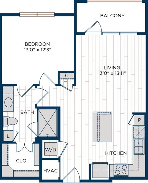 Aura Thirty2 Apartments A6 Floor Plan